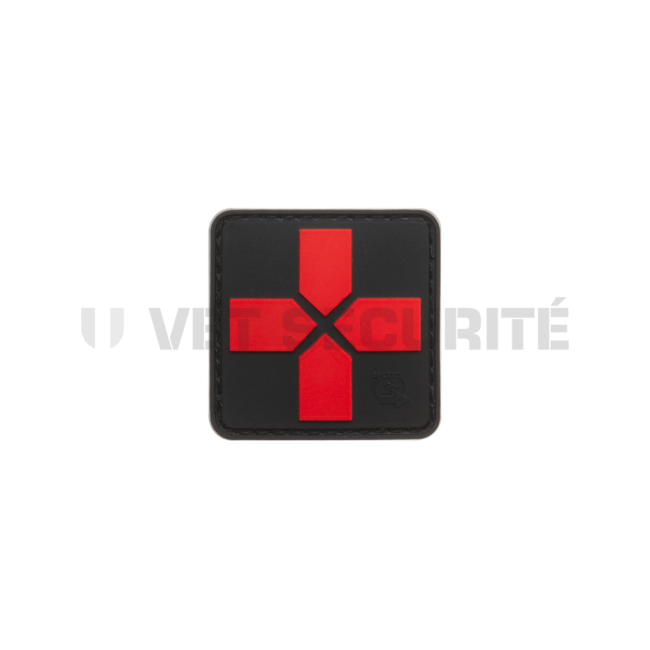 Red Cross Rubber Patch 40mm - Blackmedic - JTG