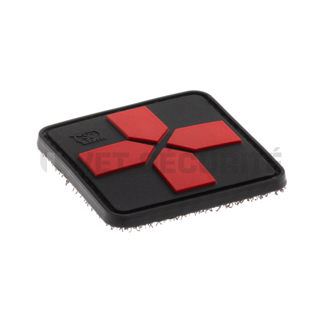Red Cross Rubber Patch 40mm - Blackmedic - JTG