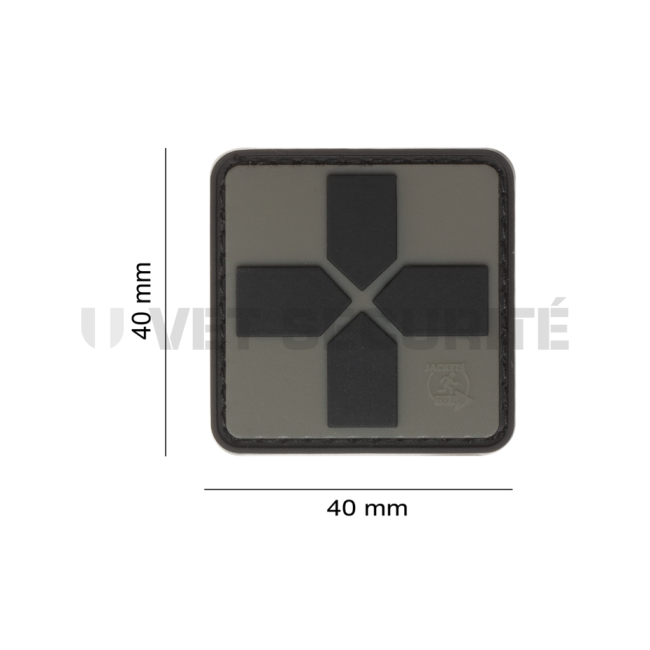 Rotes Kreuz Gummi-Patch 40mm - Ranger Green - JTG
