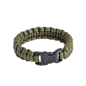 Paracord survival armband groen od - A10 Equipment