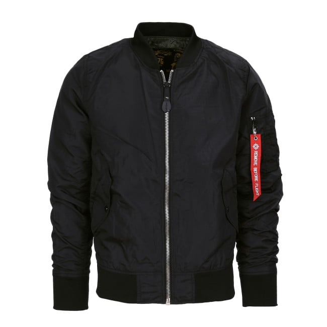 Letnia kurtka MA1 Bomber Czarna - Fostex Garments