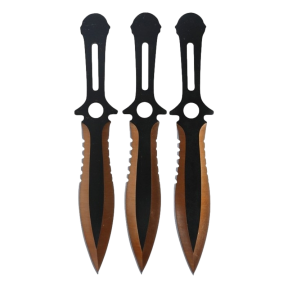 Kit de 3 couteaux de lancer - Kombat Tactical