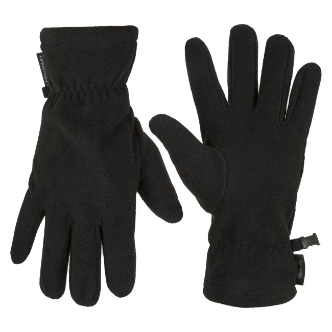 Gants polaire Fleece noirs - Highlander