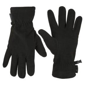 Schwarze Fleece Handschuhe - Highlander