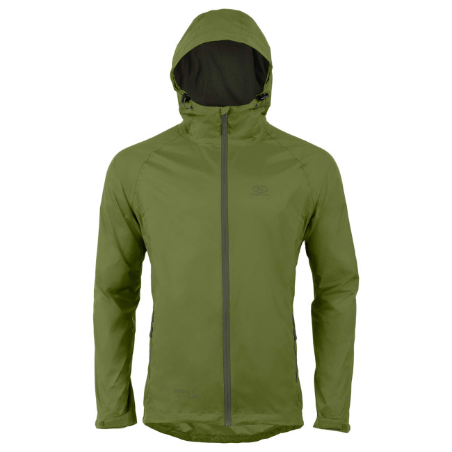 Veste imperméable Stow & Go verte - Highlander 