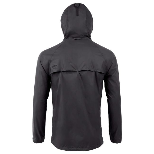 Wasserdichte Jacke Stow & Go Schwarz - Highlander