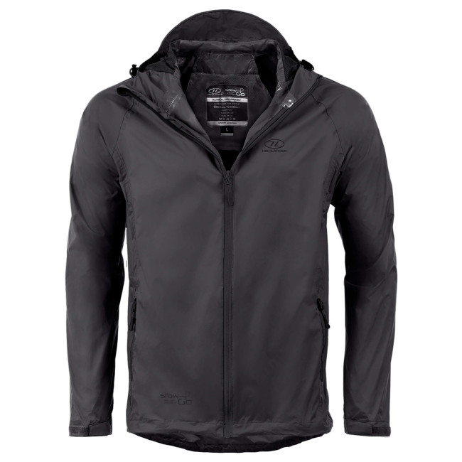 Veste imperméable Stow & Go noir - Highlander 