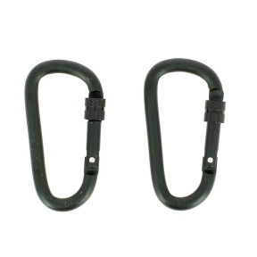 Set van 2 vergrendelingskarabiners 8 mm - Kombat Tactical