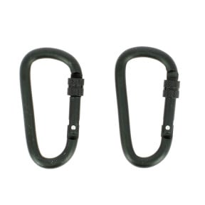 Set van 2 vergrendelingskarabiners 8 mm - Kombat Tactical