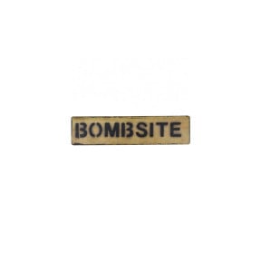 Plaque décorative Bombsite - Kombat Tactical