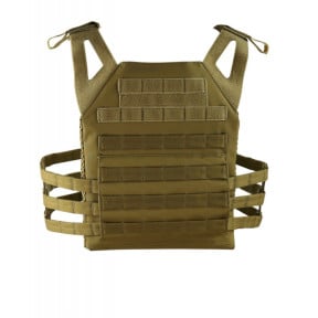 Colete porta-placa Buckle-tek - Coyote - Kombat Tactical