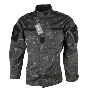Einsatzhemd - ACU-Stil - Schwarz BTP