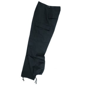 Calças BDU Ripstop Pretas - Miltec