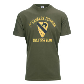 T-shirt 1st Cavalry Division Groen - Fostex Garments