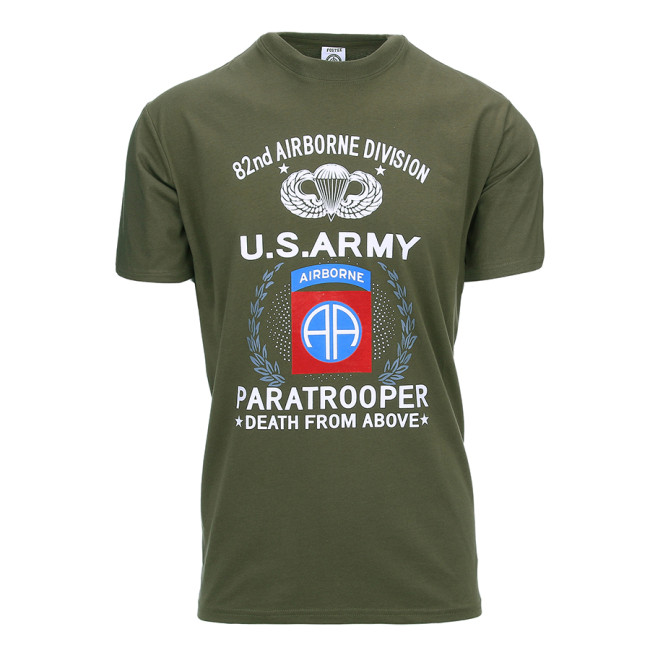 Tee-shirt US Army 82° Airborne parachutistes - Fostex Garments