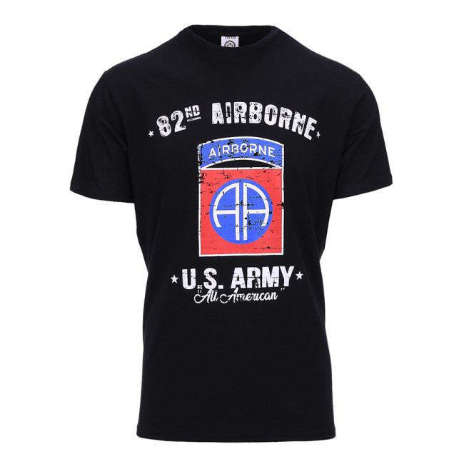 Koszulka US Army 82nd Airborne Czarna - Fostex Garments