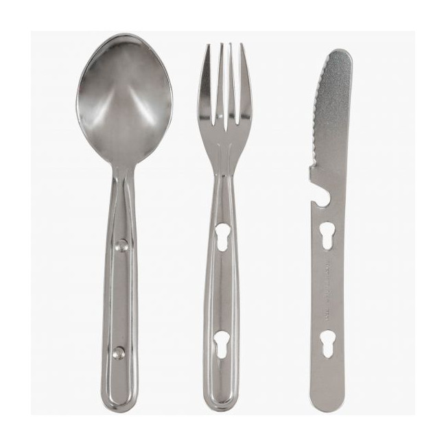 Clip-Kit Messer Gabel Löffel Stahl - Highlander