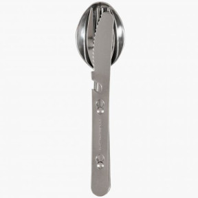 Clip kit mes vork lepel staal - Highlander