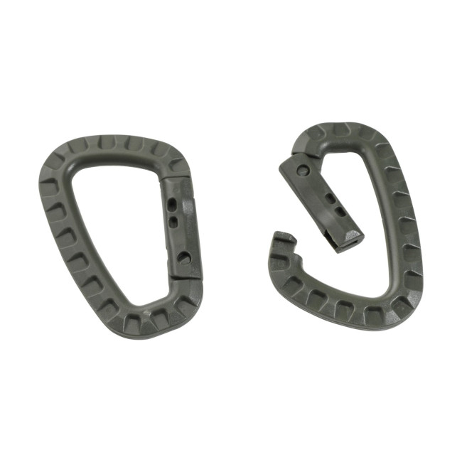 Lot de 2 mousquetons vert - City Guard