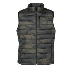 Gesteppte Weste Camo Trek grün - City Guard