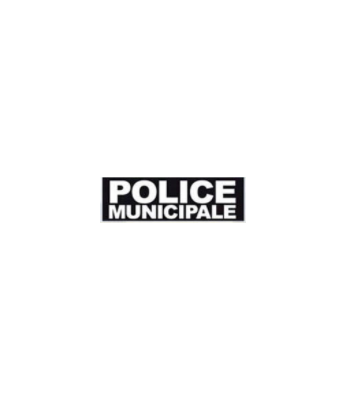 Bandeau POLICE MUNICIPALE inversé - Patrol