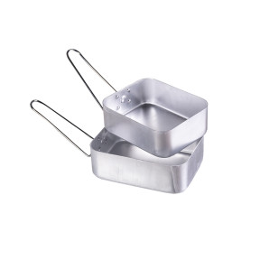 Brytyjski 2-częściowy zestaw stołowy aluminiowy - Miltec