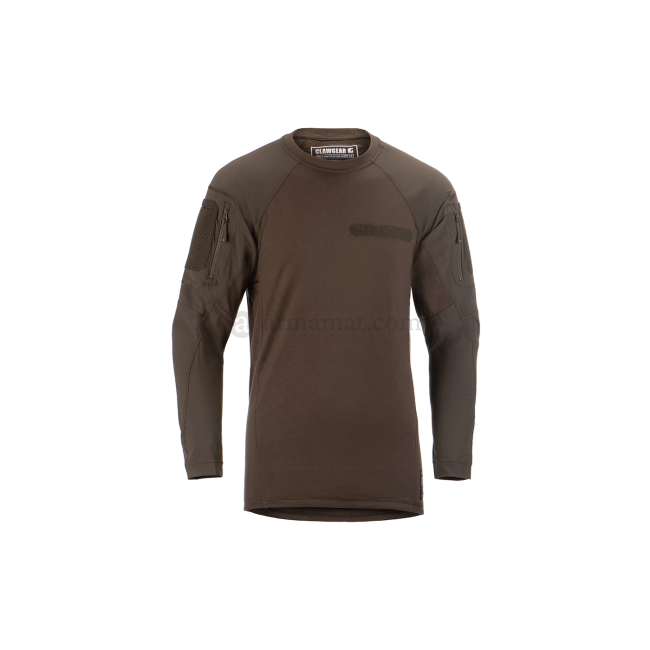 Taktisches Langarm-T-Shirt MKII Instructor Braun - Clawgear