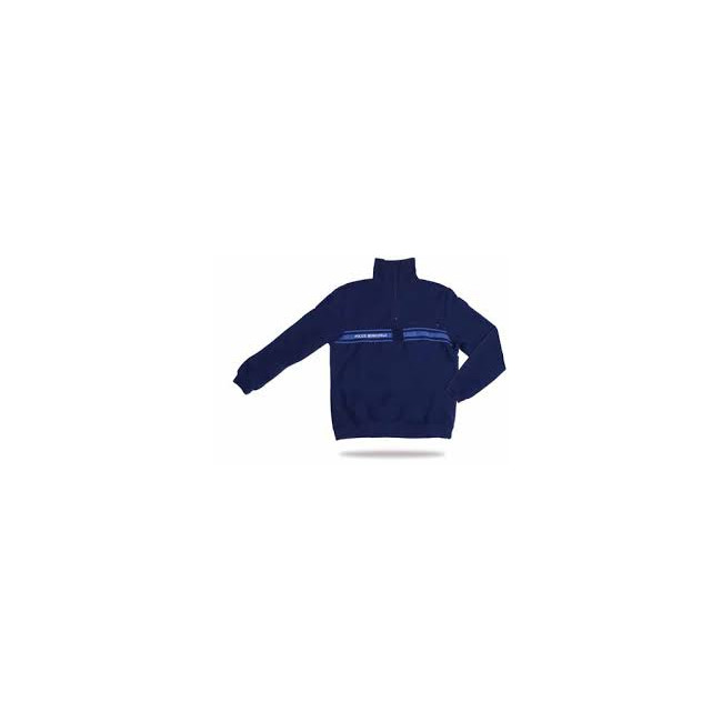 Pull Micropolaire col zippé PM marine - EK Pull Micropolaire col zippé PM marine - EK