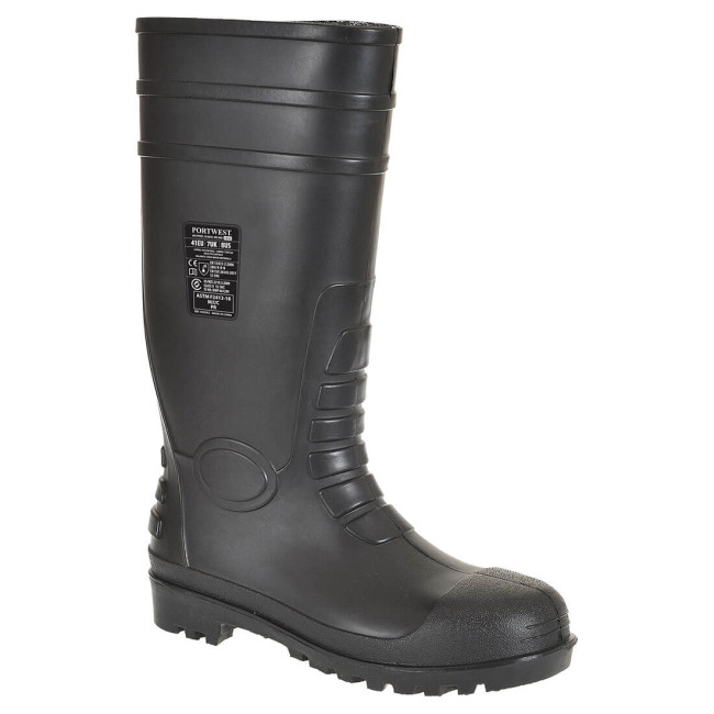 WELLINGTON S5 Sicherheitsstiefel Schwarz - Portwest