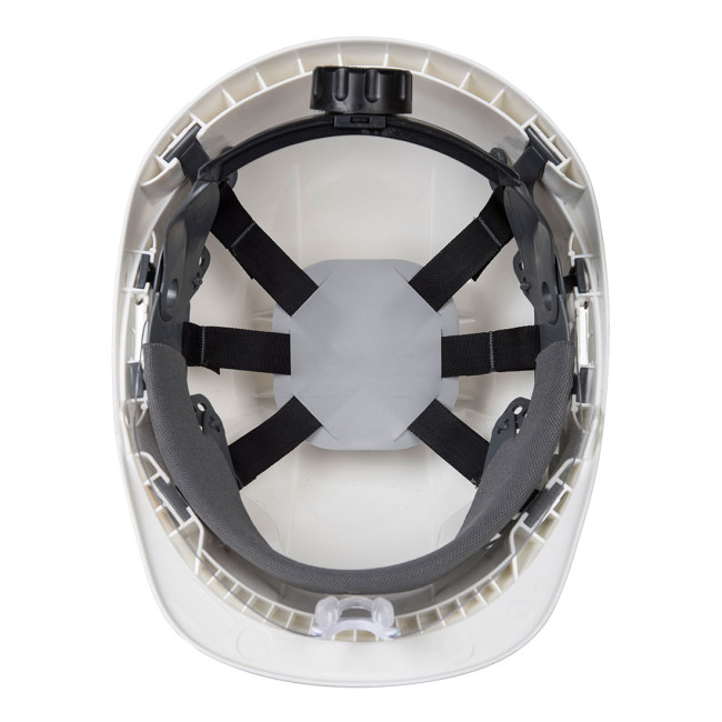 Kask budowlany endurance z wizjerem Biały - Portwest