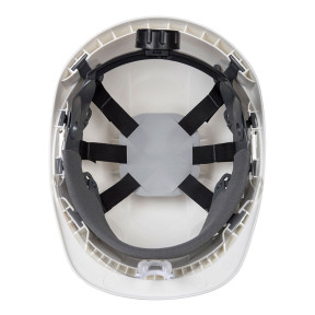 Casque endurance de chantier avec visière Blanc - Portwest