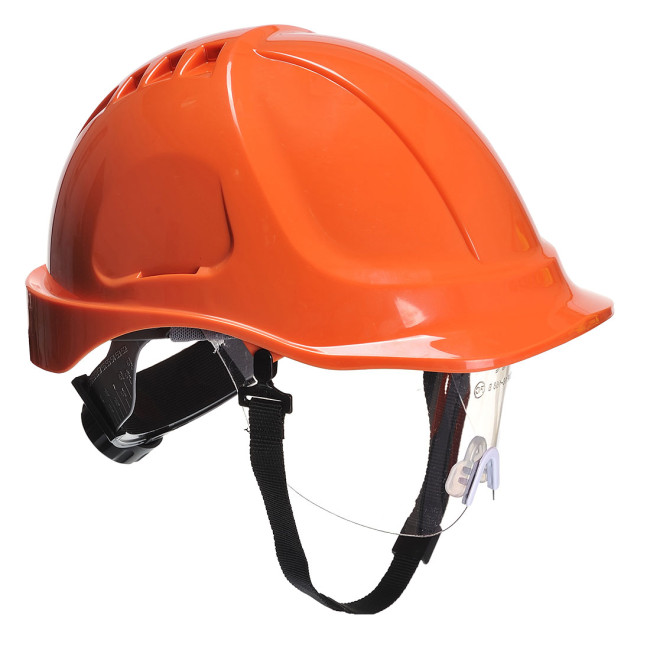 Kask budowlany endurance z wizjerem Pomarańczowy - Portwest