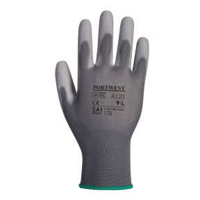 A120 - Nylon-Handschuhe mit grauer PU-Beschichtung - Portwest
