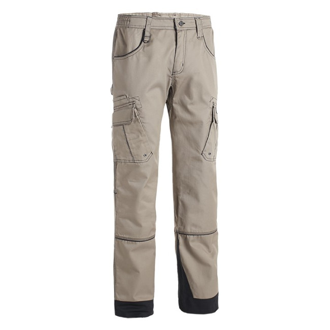 WERKBROEK ANTRAS BEIGE EN ZWART - North Ways