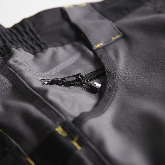 PANTALON DE TRAVAIL MULTIPOCHES CARY GRIS ET NOIR - North Ways