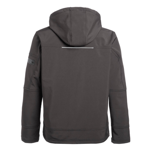SOFTSHELL JAS FLORES ZWART - North Ways