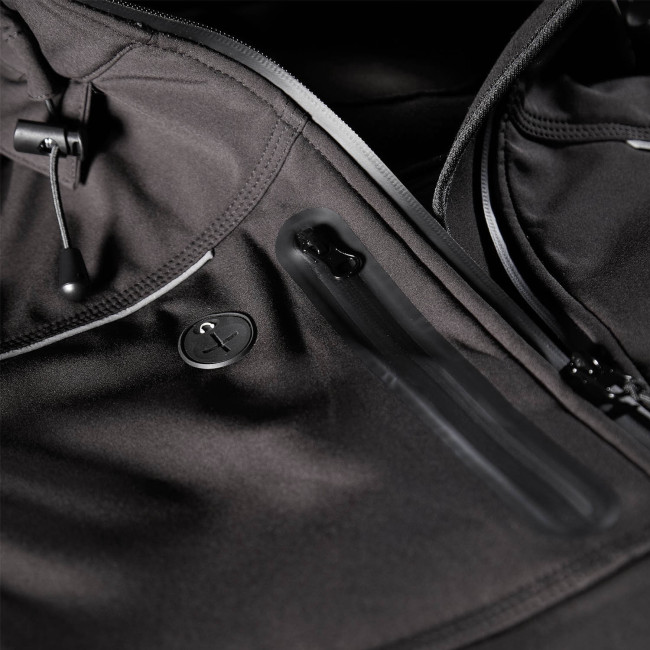 SOFTSHELL JAS FLORES ZWART - North Ways