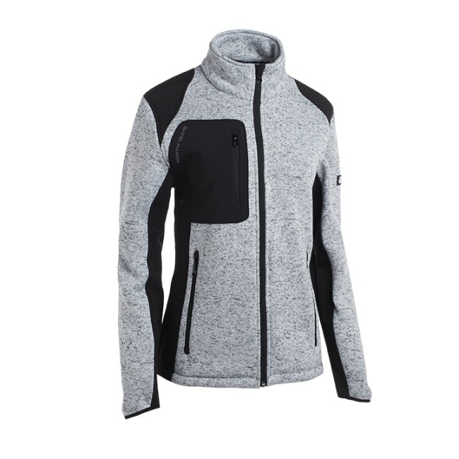 DAMEN-ARBEITSJACKE LOUISE HELLGRAU MELIERT - North Ways