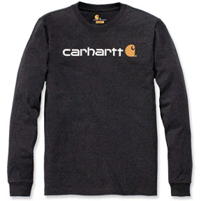 Tee-Shirt Core Logo manches longues 104107 Noir - Carhartt