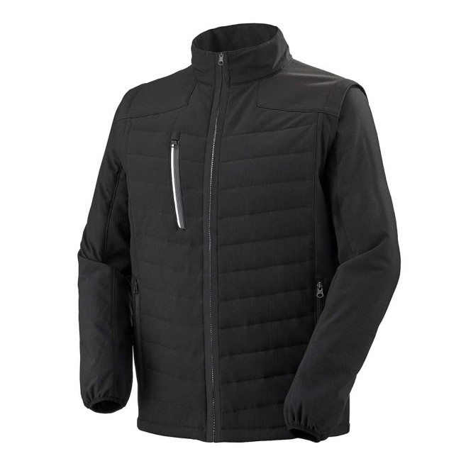 VESTE HYBRIDE CARPATES NOIR - Lafont