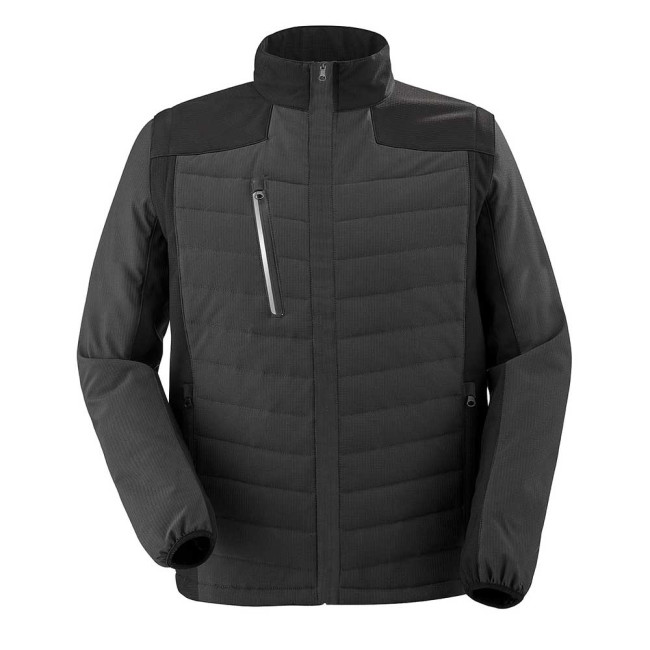 KURTKA HYBRYDOWA CARPATES SZARY CHARCOAL / CZARNY - Lafont