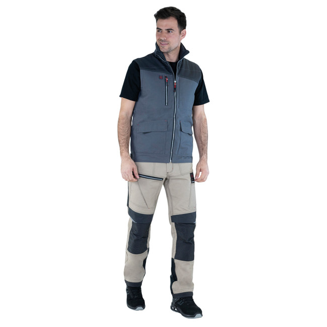 BODYWARMER HAMMER ACIER / CHARCOAL - Lafont