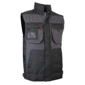 Bodywarmer bicolore Gris Nuit/Noir - SABLE - LMA