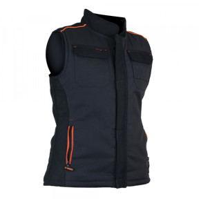 Bodywarmer bicolore femme Gris/Noir - MADISON - LMA