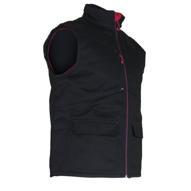 Schwarze Multitaschen-Bodywarmer - FUSION - LMA