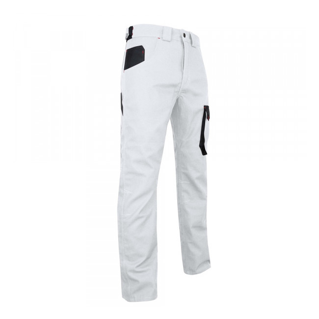 Broek type Schilder bicolor Wit/Nachtgrijs - FACADE - LMA
