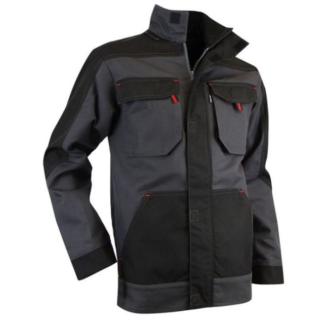 Veste de travail bicolore Gris Nuit/Noir - CERAMIQUE - LMA