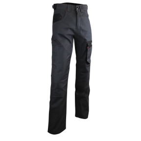 Pantalon de travail bicolore Gris Nuit/Noir - CIMENT - LMA