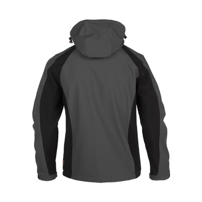 TRYSTAN Softshell-Jacke mit Kapuze Anthrazit/Schwarz - Herock