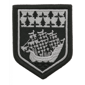 Ecusson PAYS DE LA LOIRE basse visibilité Noir - Cholet